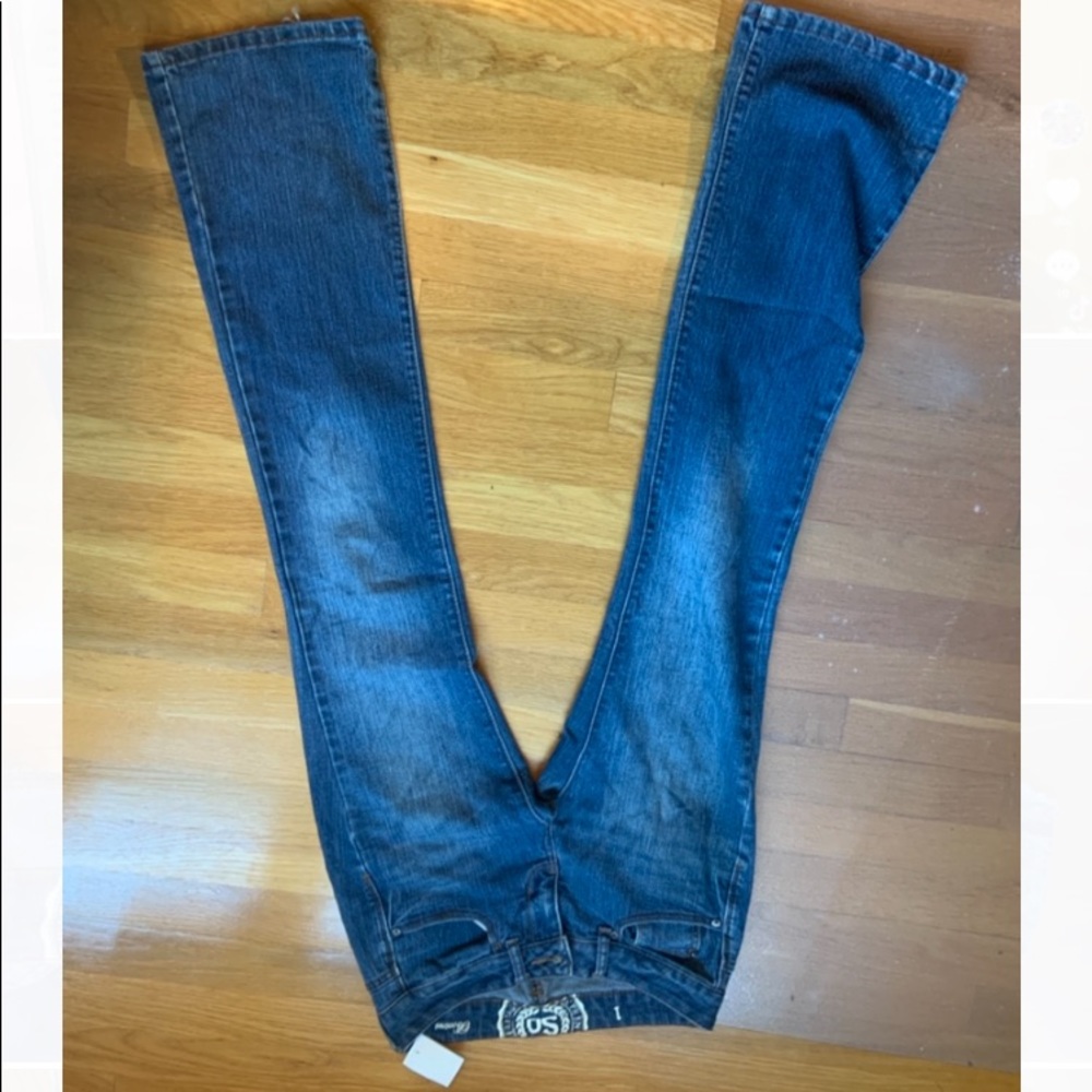 SO brand low rise flare jeans